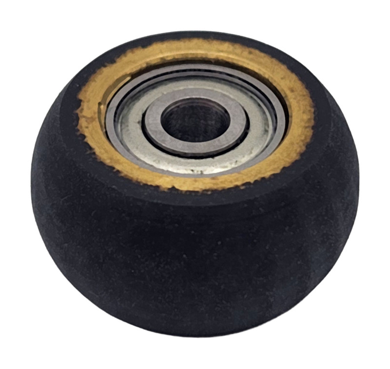 17 mm Dia. Radius Wheel Assembly, 70 Duro