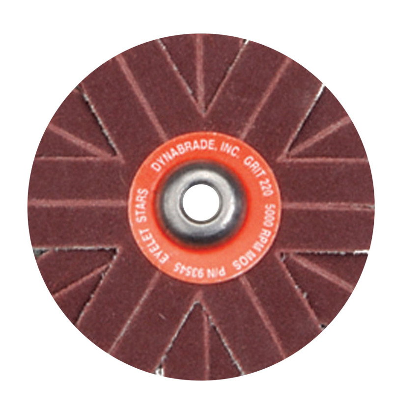 1-1/2" (38 mm) Dia. 80 Grit A/O Eyelet Sanding Star