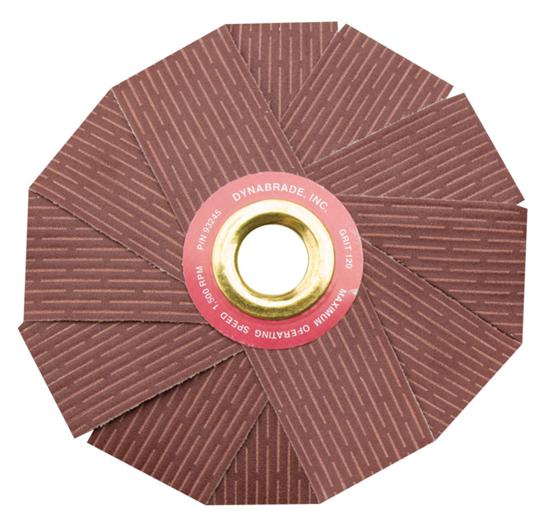 8" (203 mm) Dia. 120 Grit A/O Arbor-Mount Sanding Star