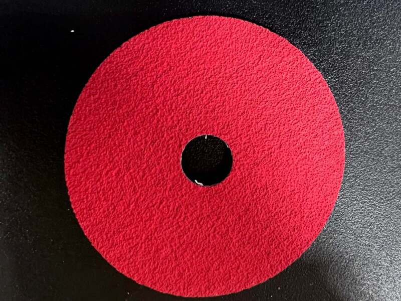 4-1/2" (114 mm) Dia. x 7/8" CH 50 Grit Ceramic DynaCut Fiber Disc