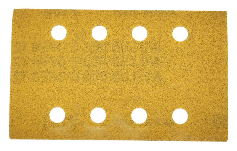 81 mm W x 133 mm L 150 Grit A/O Vacuum Hook-Face DynaCut Sheet