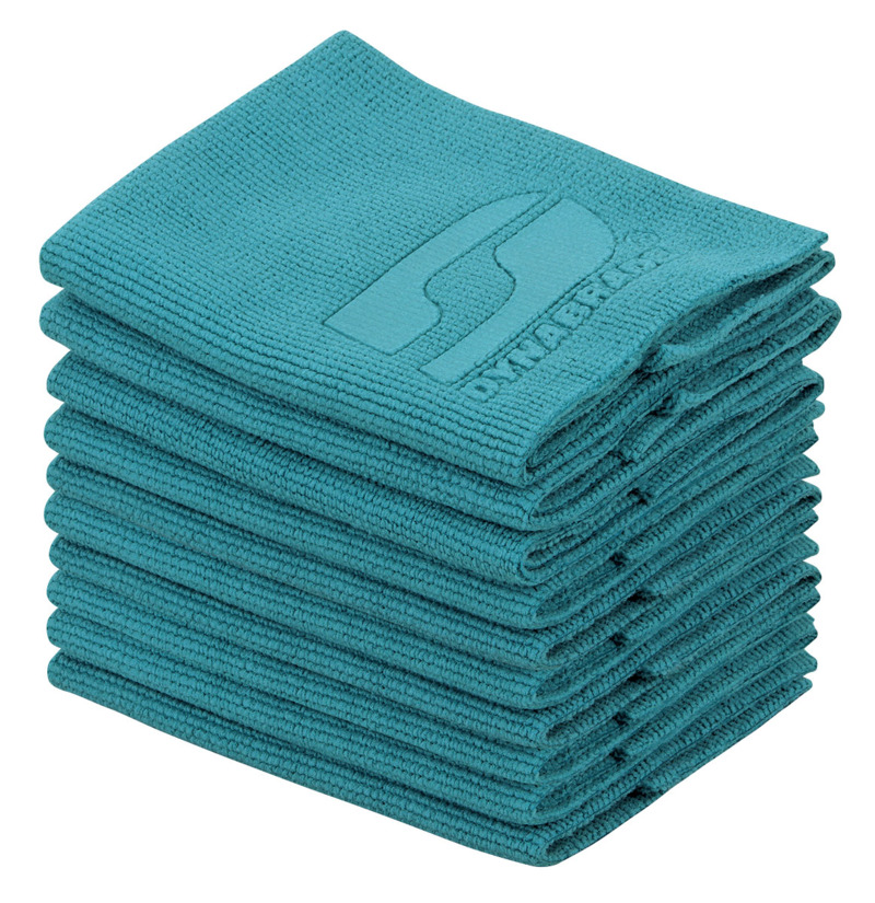 12" x 12" Premium Microfiber Wipe, 10-Pack, Teal