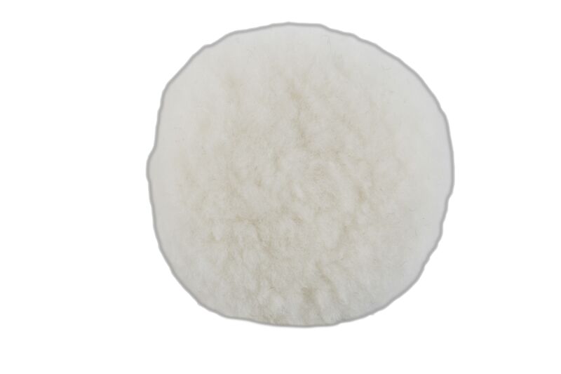 3" (76 mm) Dia. Polishing Pad, Natural Sheepskin Wool
