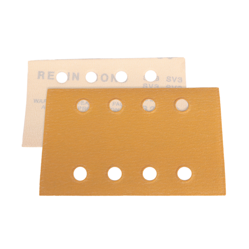 81 mm W x 133 mm L 100 Grit A/O Vacuum Hook-Face DynaCut Sheet