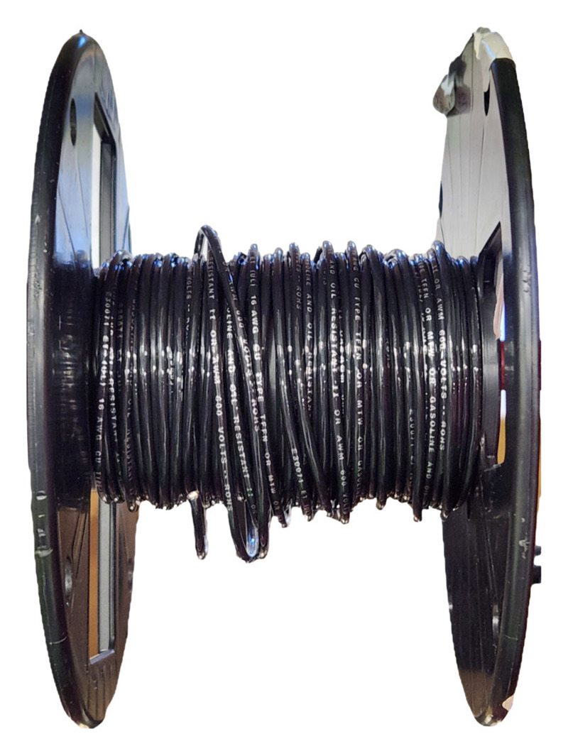 #16 Wire - Black/Ft
