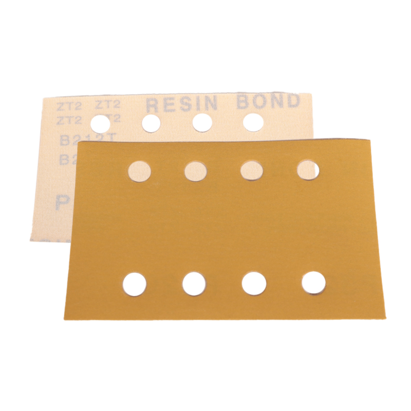81 mm W x 133 mm L 320 Grit A/O Vacuum Hook-Face DynaCut Sheet