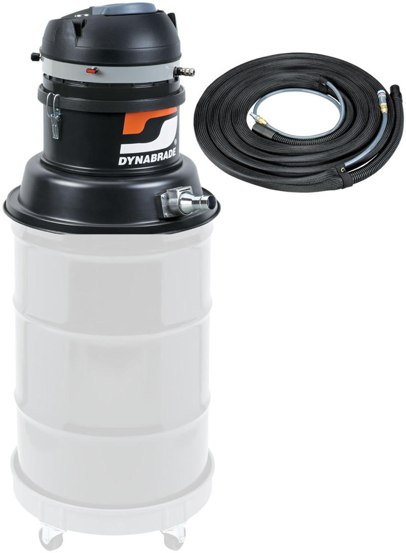 RaptorVac Pneumatic DrumVac Kit, Single Operator, For Use With Tools