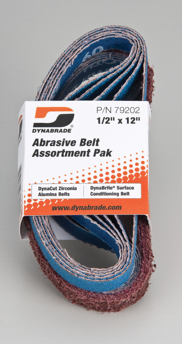 1/2" (13 mm) W x 12" (305 mm) L Belt Assortment Pak Contains: